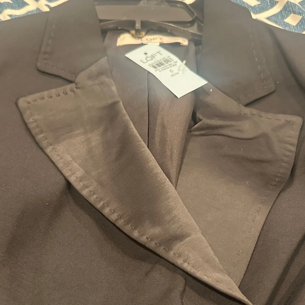 NWT LOFT Elegant Black Blazer Dress - Picture 7 of 8